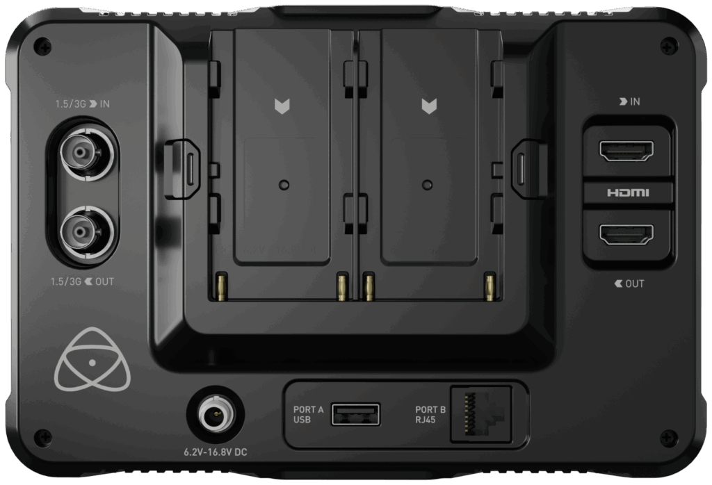 Shinobi 7 monitor back view