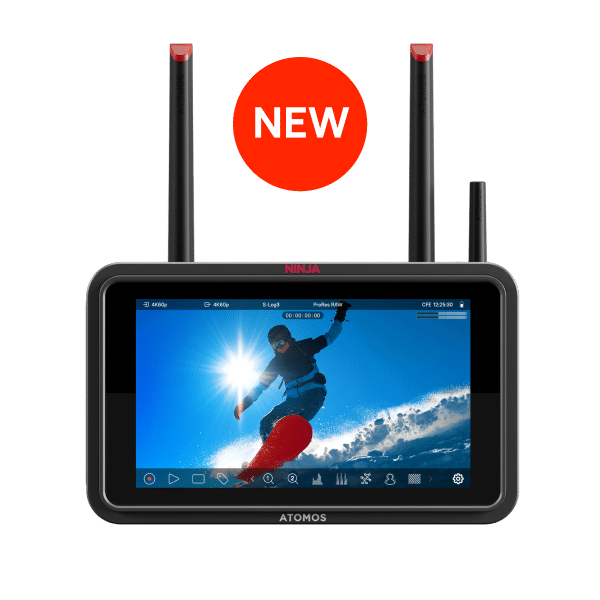Ninja TX – HDMI 12G-SDI & Wi-Fi 6E – 5″ Monitor-Recorder